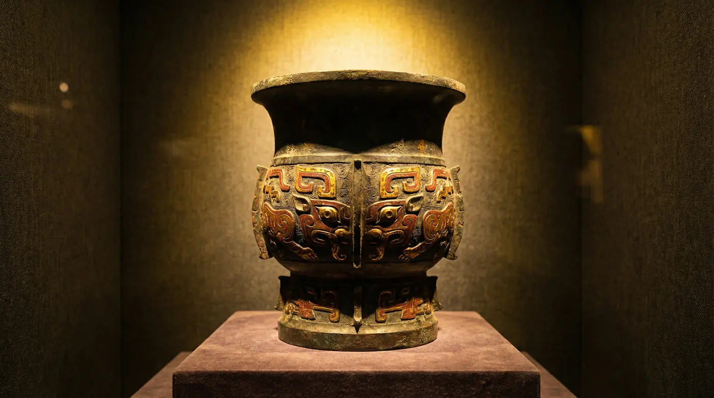 商周虎纹青铜器 - 四虎视频 | 古代虎文化文物